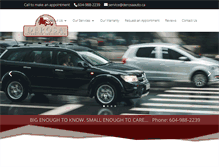 Tablet Screenshot of derosaauto.ca
